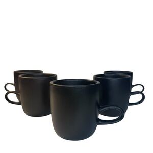 Vintage Heath Ceramics Edith Heath Low Handle Mug Set of 5 MCM